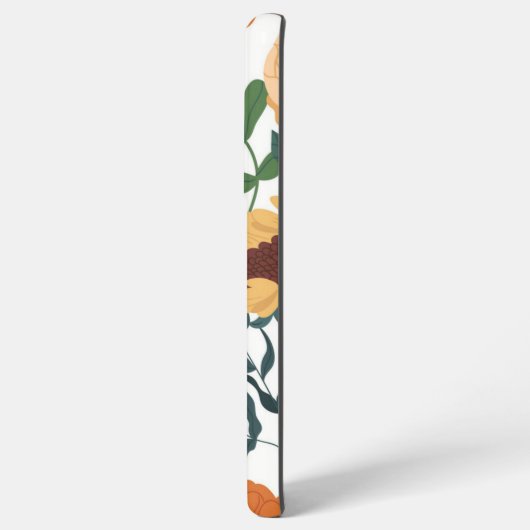 花柄 SAMSUNG GALAXYケース (裏面横)