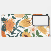 花柄 SAMSUNG GALAXYケース (左側面)