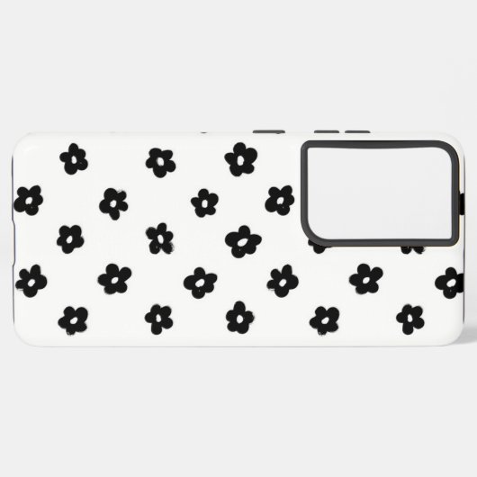 花柄 SAMSUNG GALAXYケース (左側面)