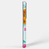 花柄 SAMSUNG GALAXYケース (右側面)