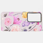 花柄 SAMSUNG GALAXYケース (左側面)