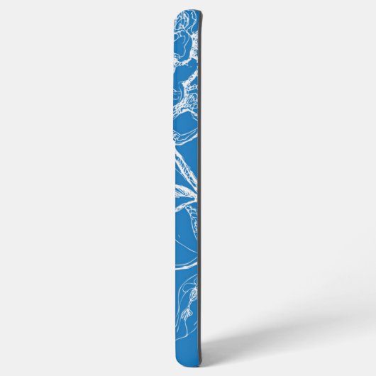 花柄 SAMSUNG GALAXYケース (裏面横)