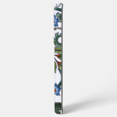 花柄 SAMSUNG GALAXYケース (裏面横)