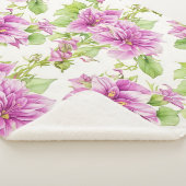 花柄Iリマ花 シェルパブランケット (3/4)