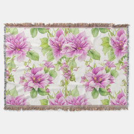 花柄Iリマ花 スローブランケット