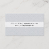 花柄II 名刺 (裏面)