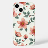 花柄Iphoneケース Case-Mate iPhoneケース (裏面)