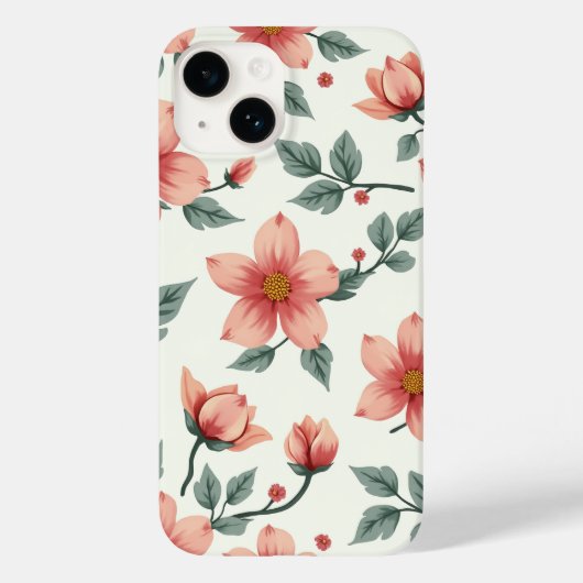 花柄Iphoneケース Case-Mate iPhoneケース (裏面)