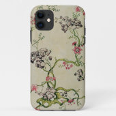 花柄iPhone4の場合 Case-Mate iPhoneケース (裏面)