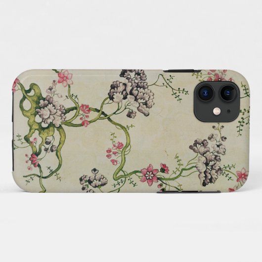 花柄iPhone4の場合 Case-Mate iPhoneケース (裏面(横))