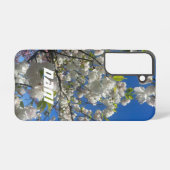 花柄Samsung携帯ケース Samsung Galaxyケース (裏面横)
