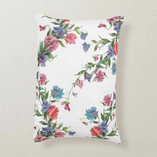 花柄St. Padre PIOの引用文は希望の心配を祈ります アクセントクッション (裏面(縦))