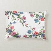 花柄St. Padre PIOの引用文は希望の心配を祈ります アクセントクッション (裏面)