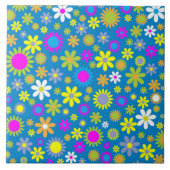 花染め青 タイル (正面)