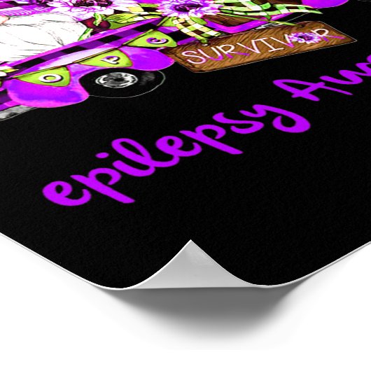 花格言生存者てんかん認識度 ポスター (角)