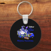 花格言生存脱毛症認識度 キーホルダー (正面)