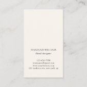 花桜 名刺 (裏面)