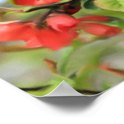 花梨の赤 ポスター (角)