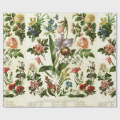 花植物学 ラッピングペーパー (フラット)