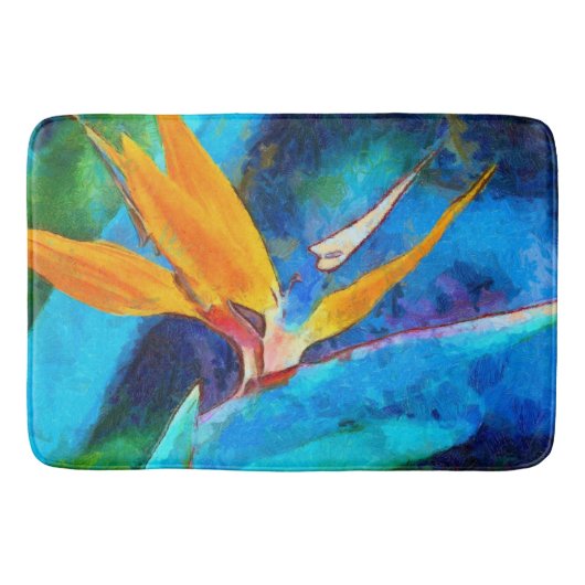 花極楽鳥 バスマット (正面)