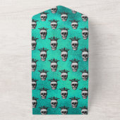 花様式ゴシックオールインワン招待状 オールインワン招待状 (外側)