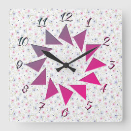 花様式 スクエア壁時計