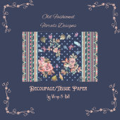 花模様とアステカデザイン 薄葉紙