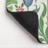 花模様の壁紙のデザイン マウスパッド (コーナー)