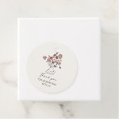 花模様の壺 感謝の気持ちを表すタグ フェイバータグ (インサイチュ)