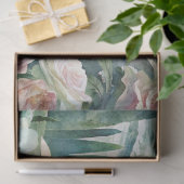 花模様アンドヴィラデコページティッシュペーパー 薄葉紙 (ギフト)