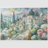 花模様アンドヴィラデコページティッシュペーパー 薄葉紙 (正面)