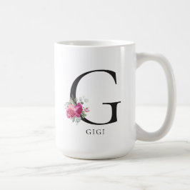 花模様エレガントGigi 15モダンozコーヒーマグ コーヒーマグカップ