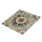 花模様オン仙人 タイル (側面)