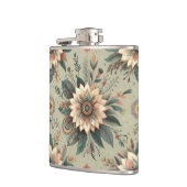 花模様オン仙人 フラスク (左)