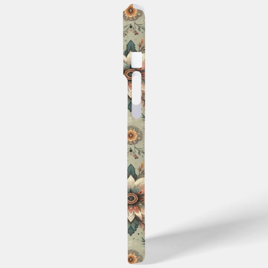 花模様オン仙人 Case-Mate iPhoneケース (裏面 / 左)