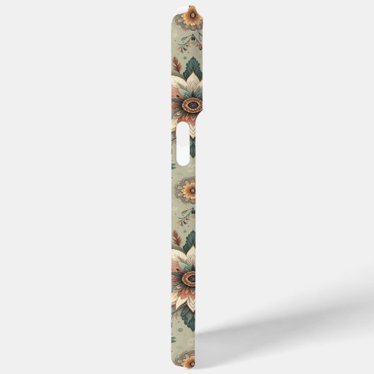 花模様オン仙人 Case-Mate iPhoneケース (裏面 / 右)