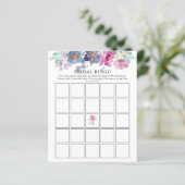 花模様カラフルグリーンリーブライダルシャワービンゴゲーム (スタンド正面)