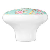 花模様セラミックノブ セラミックノブ (側面)