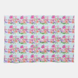 花模様ライトスイッチカバー キッチンタオル