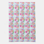 花模様ライトスイッチカバー キッチンタオル (縦)