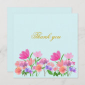 花模様ライトスイッチカバー 招待状 (正面/裏面)