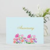 花模様ライトスイッチカバー 招待状 (スタンド正面)