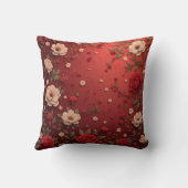 花模様加飾ソフト装飾用クッション クッション (裏面)