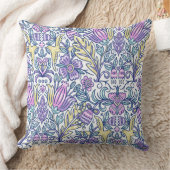 花模様化粧枕 クッション (ブランケット)