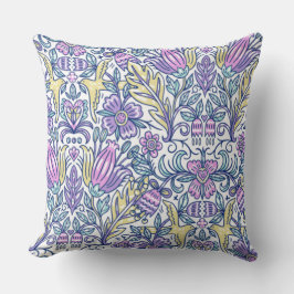 花模様化粧枕 クッション