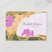 花模様紙、形状およびサイズのオプション – 大 名刺 (正面)