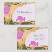 花模様紙、形状およびサイズのオプション – 大 名刺 (正面/裏面)