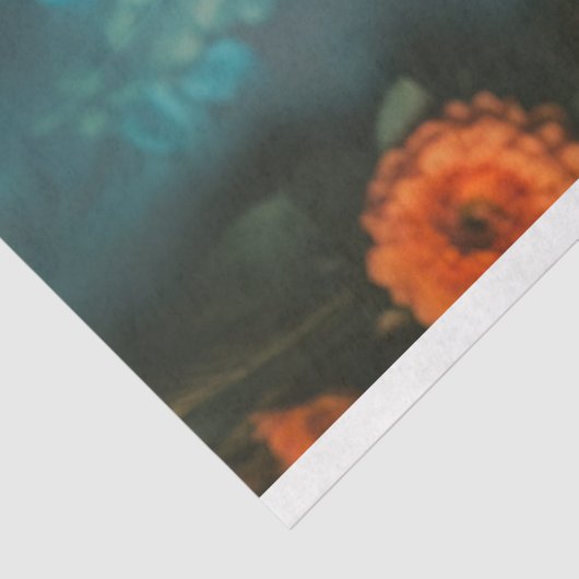 花模様1のPUGデコページ紙 薄葉紙 (詳細)