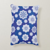 花模様 アクセントクッション (裏面(縦))