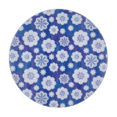 花模様 カッティングボード (正面)